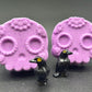 💀 BASICS Mini Sugar Skull Kids Bath Bomb with Surprise Halloween - Themed Toy Inside - Berwyn Betty's Bath & Body Shop