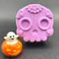 💀 BASICS Mini Sugar Skull Kids Bath Bomb with Surprise Halloween - Themed Toy Inside - Berwyn Betty's Bath & Body Shop