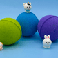 BASICS Spring Farm Babies Kids Bath Bomb Bag with Baby Farm Animal Figures Inside – 6 ct - Berwyn Betty's Bath & Body Shop