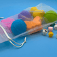BASICS Spring Farm Babies Kids Bath Bomb Bag with Baby Farm Animal Figures Inside – 6 ct - Berwyn Betty's Bath & Body Shop