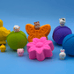 BASICS Spring Farm Babies Kids Bath Bomb Bag with Baby Farm Animal Figures Inside – 6 ct - Berwyn Betty's Bath & Body Shop