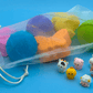 BASICS Spring Farm Babies Kids Bath Bomb Bag with Baby Farm Animal Figures Inside – 6 ct - Berwyn Betty's Bath & Body Shop