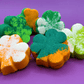 BASICS St Patrick Mini Shamrock Kids Bath Bomb Gift Bag with Surprise Animal Figure Inside - 6 Pack - Berwyn Betty's Bath & Body Shop