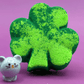 BASICS St Patrick Mini Shamrock Kids Bath Bomb with Surprise Animal Figure Inside - Berwyn Betty's Bath & Body Shop