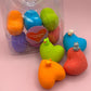 BASICS VALENTINE Hearts Kids Bath Bombs Bag with Animal Figures Inside - 6 ct - Berwyn Betty's Bath & Body Shop