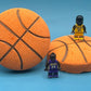 Basketball Kids Bath Bomb with Professional Basketball Player Minifigure Toy Inside - Berwyn Betty's Bath & Body Shop