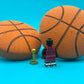 Basketball Kids Bath Bomb with Professional Basketball Player Minifigure Toy Inside - Berwyn Betty's Bath & Body Shop