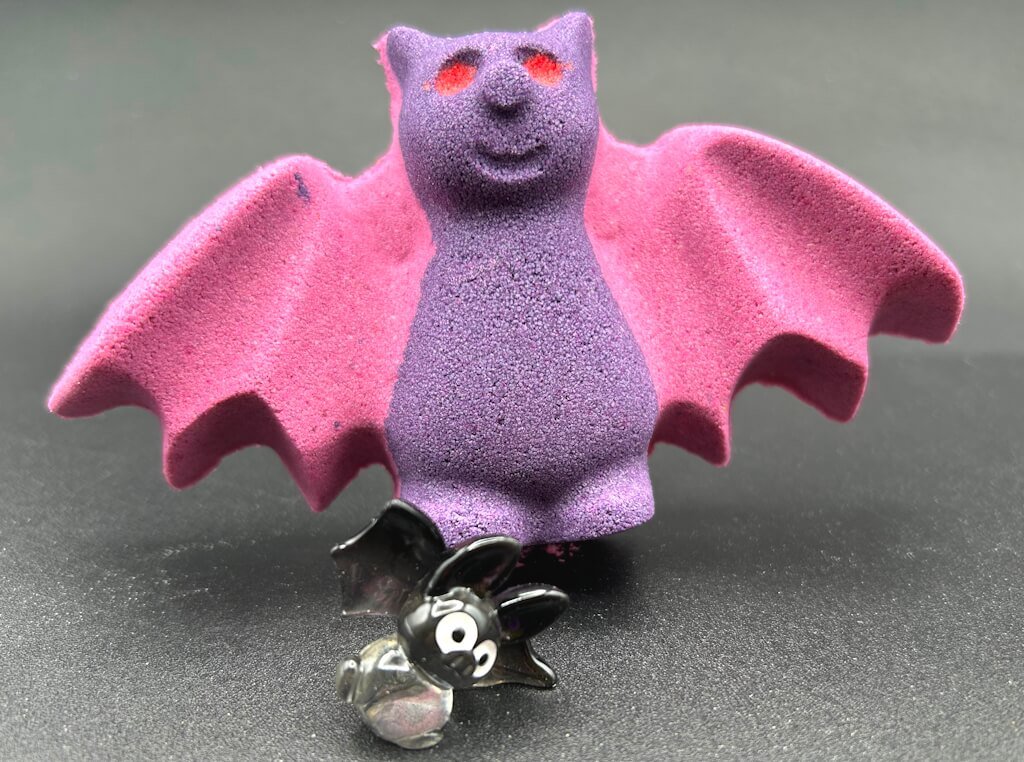 Bat Kids Bath Bomb with Bat Figure Toy Inside - Berwyn Betty's Bath & Body Shop