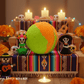 Bath Bomb with Day of the Dead Figure Inside - Berwyn Betty's Bath & Body Shop