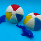 Beach Ball Kids Bath Bomb with Shark Toy Inside - Berwyn Betty's Bath & Body Shop