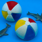 Beach Ball Kids Bath Bomb with Shark Toy Inside - Berwyn Betty's Bath & Body Shop