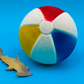 Beach Ball Kids Bath Bomb with Shark Toy Inside - Berwyn Betty's Bath & Body Shop