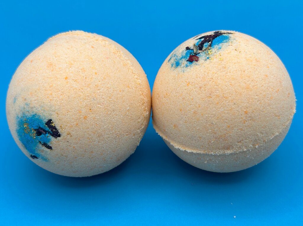 Bergamot Scented Bath Bombs with Handmade Soap Inside - 2 ct - Berwyn Betty's Bath & Body Shop