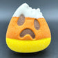 Bitten Candy Corn Kids Bath Bomb with Zombie Mini Figurine Inside - Berwyn Betty's Bath & Body Shop