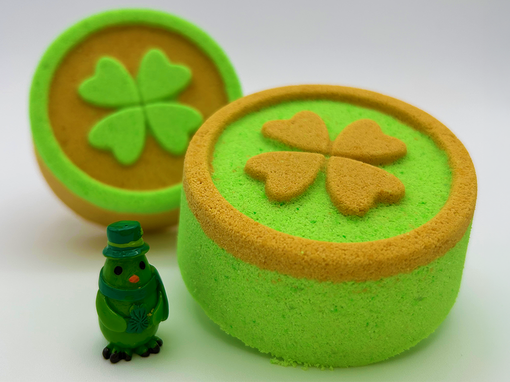 Limited-Edition Irish Coin Bath Bomb with Surprise Toy Inside 
