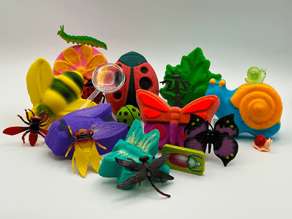 BUGS Kids Bath Bomb Collection - 6 ct - Berwyn Betty's Bath & Body Shop