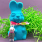 Bunny Figure Bath Bomb with Toy Inside (Blue) - Berwyn Betty's Bath & Body Shop