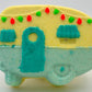 Camper Bath Bomb with Big Foot Toy Figurine Inside - Berwyn Betty's Bath & Body Shop