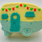 Camper Bath Bomb with Big Foot Toy Figurine Inside - Berwyn Betty's Bath & Body Shop