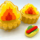 Campfire Bath Bomb with Hot Dog Eraser Toy - Berwyn Betty's Bath & Body Shop