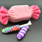 Candy Shaped Kids Bath Bomb with Plastic Toy Candy Inside - Berwyn Betty's Bath & Body Shop