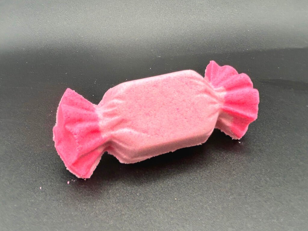 Candy Shaped Kids Bath Bomb with Plastic Toy Candy Inside - Berwyn Betty's Bath & Body Shop