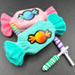 Candy Shaped Kids Bath Bomb with Plastic Toy Candy Inside - Berwyn Betty's Bath & Body Shop