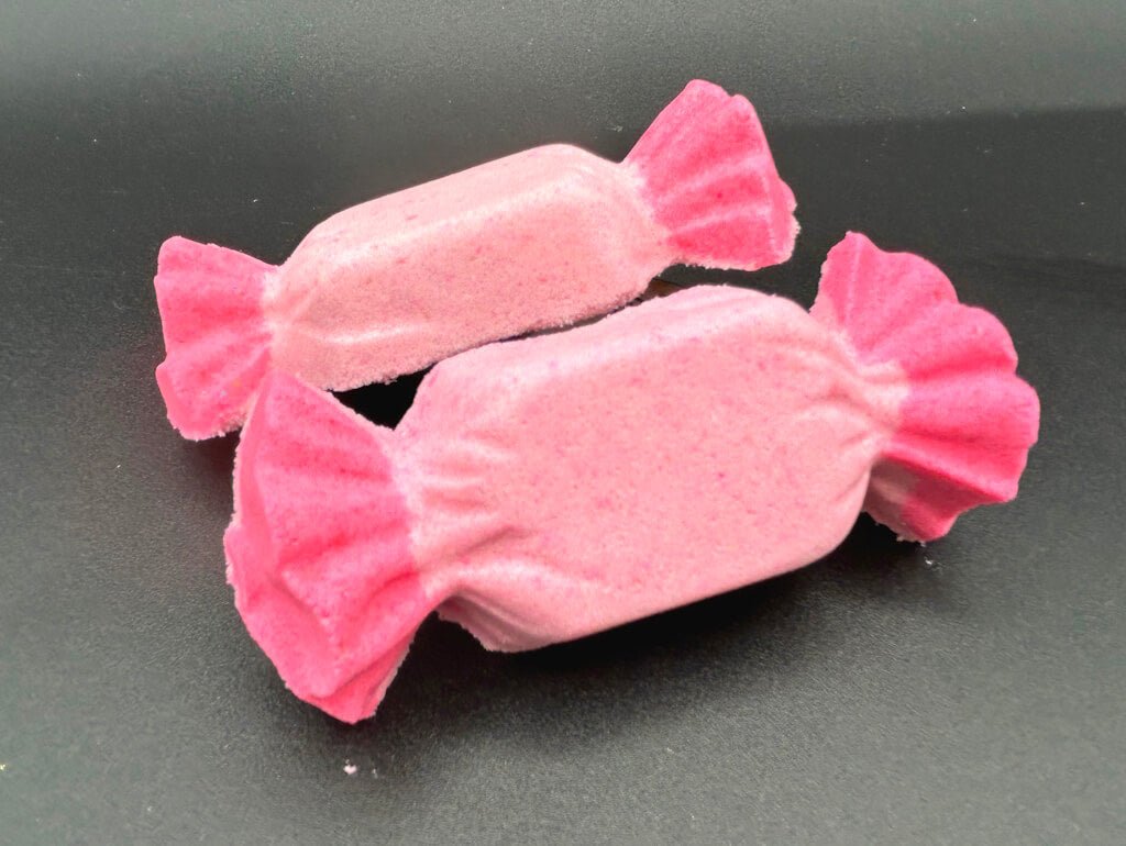 Candy Shaped Kids Bath Bomb with Plastic Toy Candy Inside - Berwyn Betty's Bath & Body Shop