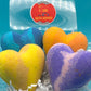 CAR HEARTS Kids Bath Bomb Gift Box with Car Toys Inside - 4 Pack - Berwyn Betty's Bath & Body Shop