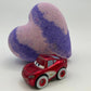 CARS HEART Kids Bath Bomb with Car Toy Inside - Berwyn Betty's Bath & Body Shop