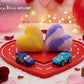 CARS HEART Kids Bath Bomb with Cars Toy Inside - Berwyn Betty's Bath & Body Shop