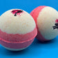 Cherry Almond Scented Bath Bombs with Handmade Soap Inside - 2 ct - Berwyn Betty's Bath & Body Shop