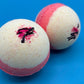 Cherry Almond Scented Bath Bombs with Handmade Soap Inside - 2 ct - Berwyn Betty's Bath & Body Shop