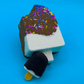 Chocolate Dipped Ice Cream Bar Kids Bath Bomb with Ice Cream Bar Eraser Inside - Berwyn Betty's Bath & Body Shop