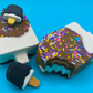Chocolate Dipped Ice Cream Bar Kids Bath Bomb with Ice Cream Bar Eraser Inside - Berwyn Betty's Bath & Body Shop