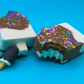 Chocolate Dipped Ice Cream Bar Kids Bath Bomb with Ice Cream Bar Eraser Inside - Berwyn Betty's Bath & Body Shop