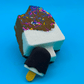Chocolate Dipped Ice Cream Bar Kids Bath Bomb with Ice Cream Bar Eraser Inside - Berwyn Betty's Bath & Body Shop