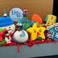 CHRISTMAS Kids Bath Bomb Gift Box with Holiday Themed Bombs - 8 ct - Berwyn Betty's Bath & Body Shop