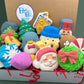 Christmas Kids Bath Bomb Gift Box with Holiday Themed Bombs - 8 ct - Berwyn Betty's Bath & Body Shop