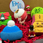 CHRISTMAS Kids Bath Bombs Gift Box with Holiday Themed Bombs - 5 ct - Berwyn Betty's Bath & Body Shop