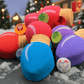 Christmas Light Bulb Kids Bath Bomb with Christmas Rubber Ball Inside - Berwyn Betty's Bath & Body Shop