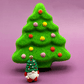 Christmas Tree Kids Bath Bomb with Christmas Gnome Inside - Berwyn Betty's Bath & Body Shop