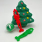 Christmas Tree Kids Bath Bomb with Elf Flinger Toy Inside - Berwyn Betty's Bath & Body Shop