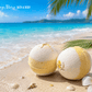 Coconut Scented Bath Bombs with Handcrafted Soap Inside - 2 ct - Berwyn Betty's Bath & Body Shop