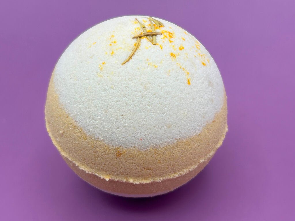 Coconut Scented Bath Bombs with Handmade Soap Inside - 2 ct - Berwyn Betty's Bath & Body Shop
