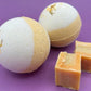 Coconut Scented Bath Bombs with Handmade Soap Inside - 2 ct - Berwyn Betty's Bath & Body Shop