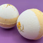 Coconut Scented Bath Bombs with Handmade Soap Inside - 2 ct - Berwyn Betty's Bath & Body Shop