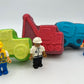 Construction Truck Kids Bath Bomb with Construction Worker Mini-Figure Toy Inside - Berwyn Betty's Bath & Body Shop