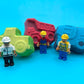 Construction Truck Kids Bath Bomb with Construction Worker Mini-Figure Toy Inside - Berwyn Betty's Bath & Body Shop