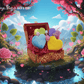 CONVERSATION HEARTS Kids Bath Bomb Gift Box with Cute Creature Mini Figure Toys Inside - 4 ct - Berwyn Betty's Bath & Body Shop